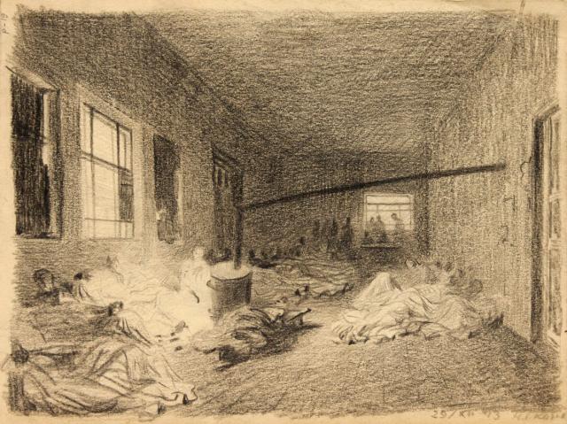 Котов Н. Г. Госпиталь. Макаровка. 1943 Котов Н. Г. Госпиталь. Макаровка. 1943